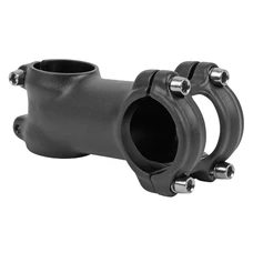POTENCE ROUTE/VTT ALU 6061 NOIR 31,8 L 70mm POUR PIVOT FOURCHE 1"1/8 (28,6 mm) ANGLE +/- 7