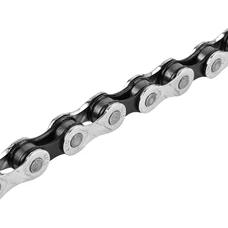 CHAINE VELO VAE 8V. NEWTON KMC E8 ARGENT/NOIR 126 MAILLONS COMPATIBLE SHIMANO/SRAM AVEC CONNECTEUR (EN BOITE)