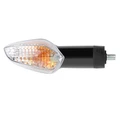 CLIGNOTANT MOTO ADAPTABLE HONDA 125 CBF 2009>, CBR R 2011> TRANSPARENT/NOIR AR GAUCHE OU AV GAUCHE (HOMOLOGUE CE) -SELECTION P2R