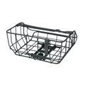 REAR BASKET - ALUMINIUM -  BASIL PORTLAND BLACK - FOR  MIK SYSTEM - Ask for 157030 and add 155681 if it is not supplied with the bike)