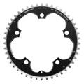 CHANRING FOR ROAD BIKE-5 arms- 46T. Ø130 -OUTER- BLACK -ALUMINIUM- 7075 STRONGLIGHT 9/10 Speed (SHIMANO TYPE)