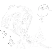 Relais - Batterie - Avertisseur sonore