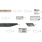 Plaquettes et decalcomanies