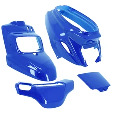 FAIRINGS/BODY PARTS FOR MBK 50 BOOSTER 2004>/YAMAHA 50 BWS 2004> BLUE YAM (4 PARTS KIT) -P2R