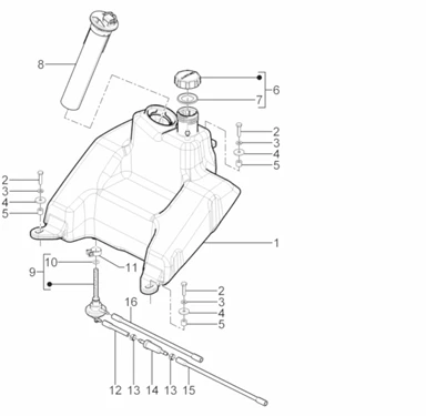 Réservoir carburant