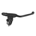 POIGNEE DE FREIN MOTO OFF ROAD DOMINO ALU NOIR DROIT AVEC CACHE POUSSIERE