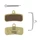 PLAQUETTE DE FREIN VTT STAR 4 PISTONS (METAL) (PAIRE SUR CARTE)