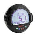 COMPTEUR KOSO DIGITAL MULTIFONCTIONS D64 DL-03SR (COMPTEUR DE VITESSE,COMPTE-TOUR 15000 TRS/MIN,KILOMETRAGE,JAUGE ESSENCE,HORLOGE,VOYANTS POINT MORT/NIVEAU D'HUILE/PLEIN PHARE/CLIGNOTANT)