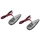 ECLAIRAGE DECO REPLAY GOUTTE D'EAU TRANSPARENT/CHROME AMPOULE ORANGE (L 60mm / H 22mm / L 20mm) (PAIRE) **