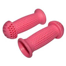 HAND GRIPS FOR URBAN BIKE- IMPORT  FOR KID- PINK MUSHROOM L 100mm Ø 22.2mm (PAIR)