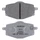 PLAQUETTE DE FREIN NISSIN POUR YAMAHA 50 TZR 1992>2003 AR, 125 TDR 1993> AV/AR, 125 DT R 1988>2003 AV/AR, 660 XT Z TENERE 1991>1996 AR / MBK 50 X-POWER 1992>2003 AR (A0260) (SEMI METAL)  -ECE R90-