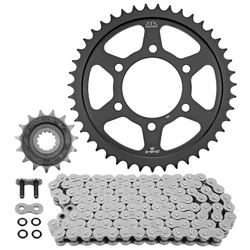 KIT CHAINE ADAPTABLE KAWASAKI 1000 KLZ VERSYS 2012>2024 525 15x43 (DIAM COURONNE 80/104/10.5) (DEMULTIPLICATION ORIGINE) -JT SPROCKETS/DID