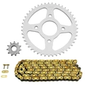 KIT CHAINE ADAPTABLE MBK 50 X POWER 2003>2006 / YAMAHA 50 TZR 2003>2006 420 11x47 (DIAM COURONNE 54/92/10.5) (DEMULTIPLICATION ORIGINE 2003->2006) -AFAM