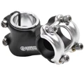 STEM FOR ROAD BIKE/MTB- UNO -ALUMINIUM- BLACK / SILVER ANGLE 25- Ø25,4 L60mm -For fork 1" or 1"1/8
