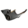 LOWER SPOILER FOR SCOOT MBK 50 NITRO 1997>2012/YAMAHA 50 AEROX 1997>2012 -GLOSS BLACK- SELECTION P2R