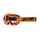 MASQUE/LUNETTES CROSS PROGRIP 3201 TR ATZAKI ORANGE ECRAN TRANSPARENT ANTI-RAYURES/ANTI U.V. COMPATIBLE AVEC PORT LUNETTES DE VUE (HOMOLOGUE CE-EN AC-12072 REV.1)
