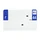 PLASTIC STRIP FOR BLANK PVC LICENSE PLATE (MOTORBIKE FORMAT 210X130)-DEPT 44/EUROPE (SOLD PER UNIT)