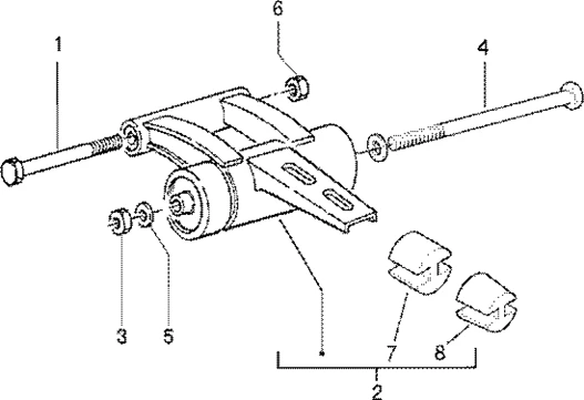 Bras oscillant