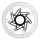 DISQUE DE FREIN ROUTE CAMPAGNOLO CENTERLOCK/AFS DB 160mm ARGENT -EPAISSEUR 1.85 mm