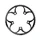 CHAINRING FOR ROAD BIKE- 5 Arms- 52T.Ø 110 -OUTER- ALUMINIUM BLACK- 7075 TA ZEPHYR (SHIMANO TYPE) 9/10Speed.