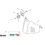Carrosserie centrale III - cv r. pieds