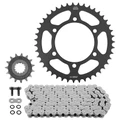 KIT CHAINE ADAPTABLE HONDA 1000 CB R 2018>2024 525 15x44 (DIAM COURONNE 154/176/10.5) (DEMULTIPLICATION ORIGINE) -JT SPROCKETS/DID