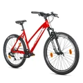 VELO MUSCULAIRE VTT 26 LEADER FOX MXC ROUGE 8V CADRE 18 POUCES (TAILLE JUNIOR FILLE 170 à 178 cm)