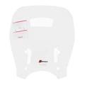 WINDSHIELD FOR MOTORBIKE YAMAHA 900 XSR 2016>2019  TRANSPARENTE (HIGHT- HEIGHT 400mm)  -FACO-