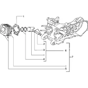 Ensemble cylindre-piston-axe de piston