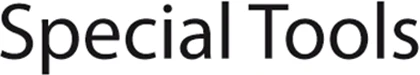 OUTILLAGE SPECIAL