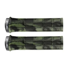 POIGNEE CITY/VTT SWITCH SUPERGRIP LOCK-ON VERT FUME (PAIRE)