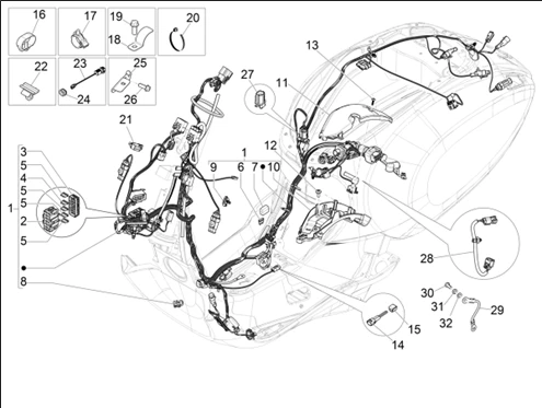 Faisceau de câbles principal