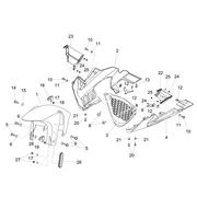 Garde-boue Av.-Embasement