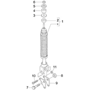 Suspension arrière - Amortisseur/s