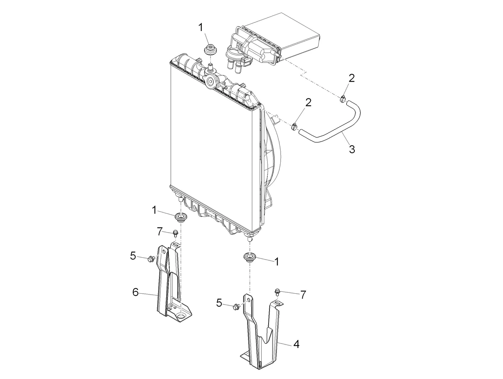 Composants du système de refroidissement 