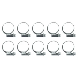 COLLIER DE SERRAGE METAL A CREMAILLERE 16 A 25 mm (SACHET DE 10 PIECES) LARGEUR 9mm -SELECTION P2R
