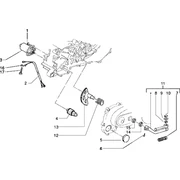 Demarreur electrique-Levier de demarrage
