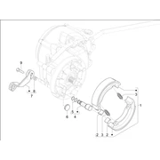 Frein posterieur - Mâchoire