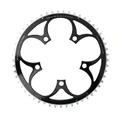 CHAINRING FOR ROAD BIKE- 5 Arms- 53T.Ø 110 -OUTER- ALUMINIUM BLACK- 7075 TA ZEPHYR (SHIMANO TYPE) 9/10Speed.