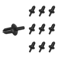 RIVET/CLIPS/AGRAFE DE CARROSSERIE/CARENAGE PLASTIQUE NOIR DIAM 5 mm (VENDU PAR 10) -SELECTION P2R