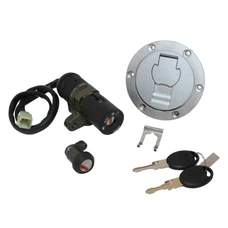 CONTACTEUR A CLE 50 A BOITE ADAPTABLE MBK 50 X-POWER 2003>/YAMAHA 50 TZR 2003> (AVEC SERRURE DE SELLE + BOUCHON ESSENCE)  -P2R-
