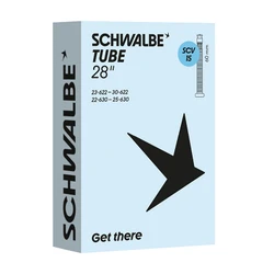 CHAMBRE A AIR VELO 700 x 23-30 SCHWALBE CLIK VALVE 60mm (23-30x622/630) (SCV15)