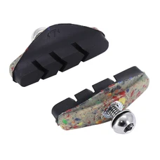 PORTE PATIN FREIN ROUTE MOULE NEWTON TYPE SHIMANO SORA / 105 ANCIEN MODELE EN MATIERE RECYCLEE (1 PAIRE SUR CARTE)