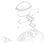 Logement casque - Dessous de selle