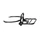 PORTE BAGAGE ARRIERE PLIANT ORIGINE PIAGGIO 125-250-300 VESPA GTS 2007> NOIR -1B000681