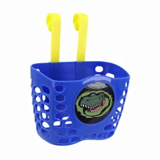 FRONT BASKET-FOR CHILD- P2R SHARK BLUE - FASTENING ON HANDLEBAR WITH STRAPS