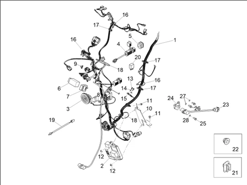 Circuit electrique AV