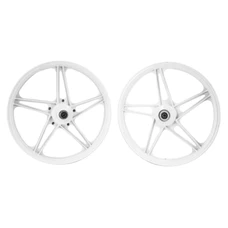 JANTE/ROUE CYCLO 17" TYPE BERNARDI POUR PEUGEOT 103 MVL, VOGUE BLANC (VENDU PAR PAIRE) -SELECTION P2R