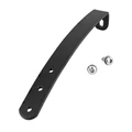 PORTE BAGAGE ARRIERE LEADER FOX FIXATION TUBE DE DIRECTION NOIR COMPATIBLE CARGO FAMILY ONE (M420)