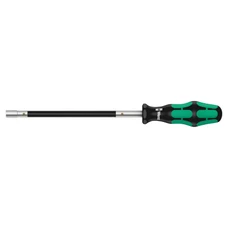 WERA 391 - HOSE CLAMP SCREWDRIVER- HEX Ø 8 mm (sold per unit) Black/green - German tools for workshop.